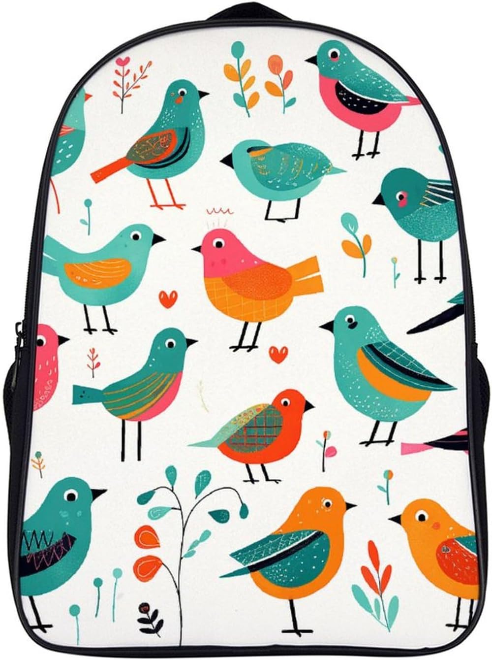 Travel Laptop Backpack 2 Compartment Bird Clip Art Computer Bag Lightweight Casual Daypack for Business