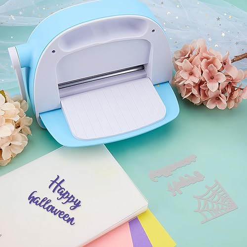 Miniatura 4 de INFUNLY Sellos Transparentes de Fondo de Esqueleto para Hacer Tarjetas, Conjuntos de Sellos y Troqueles de Halloween, Calavera, Flores, Hojas