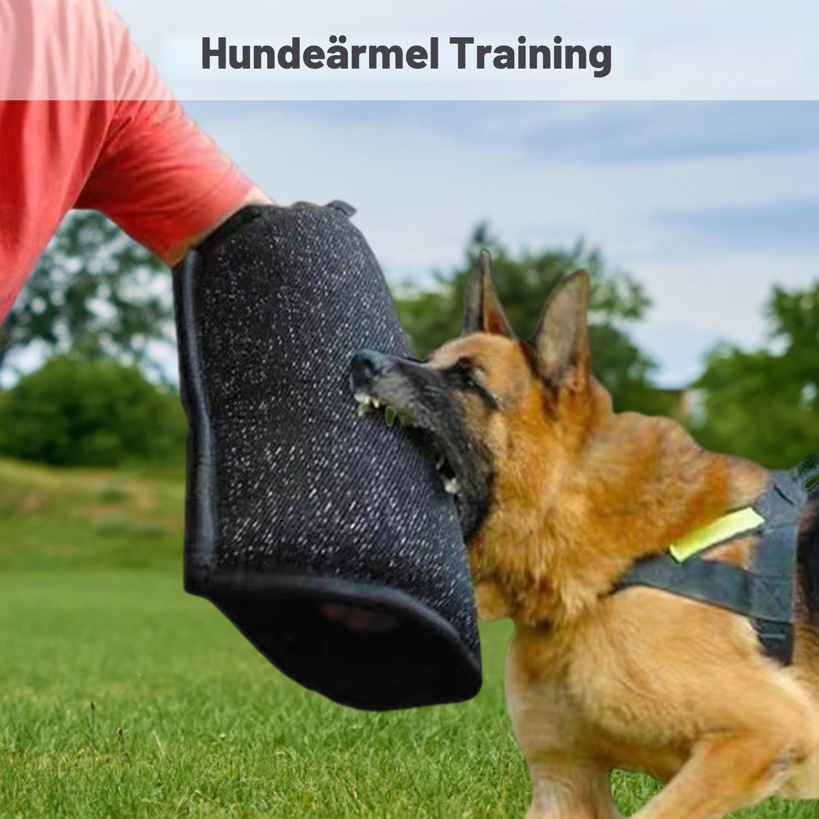 Hundetraining Ärmel Nylon Hundebiss Ärmel resistent räumlich rettend Hundetraining Armärmel Professionelle interaktive Bissschutzhülle für Hunde Training