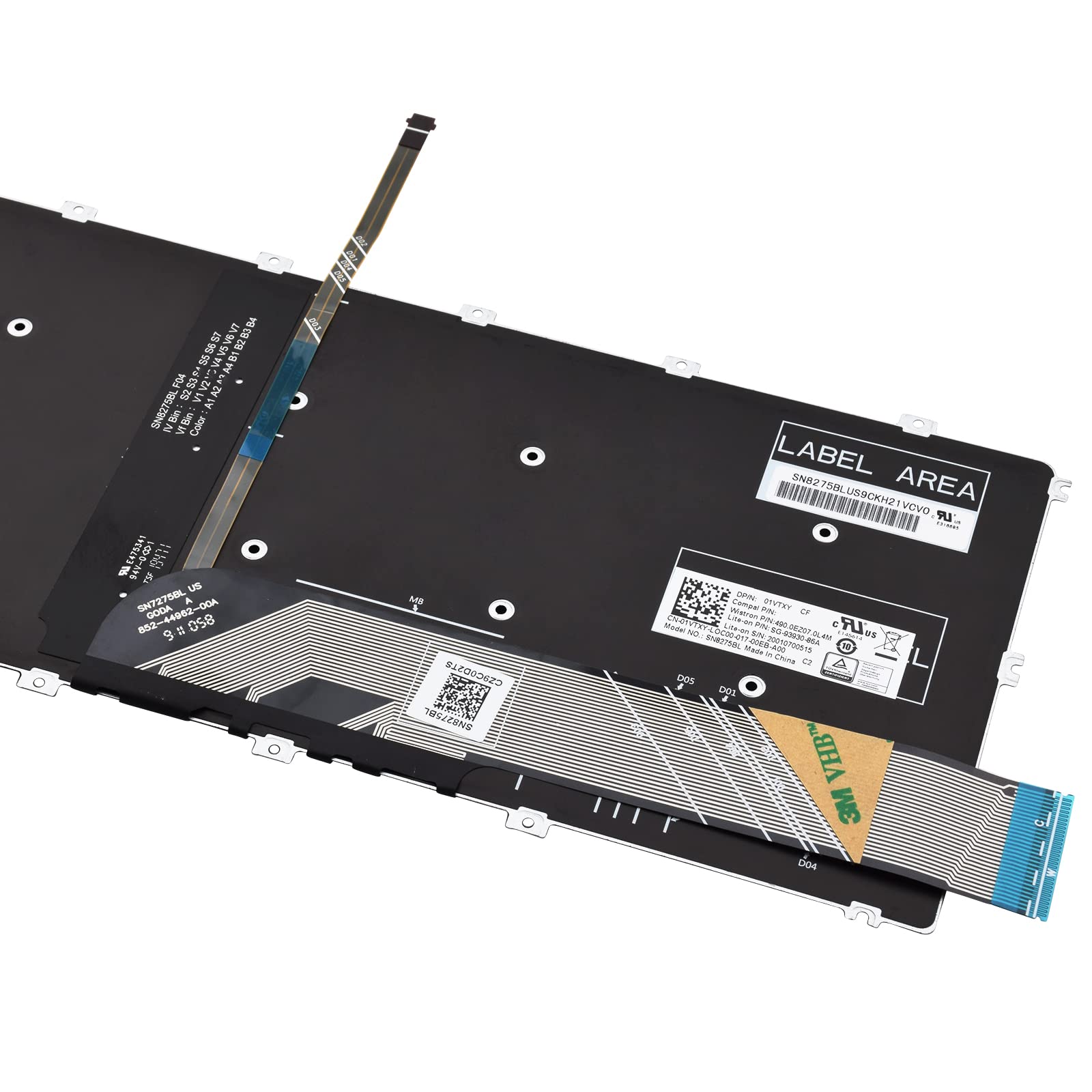 Amazon.com: SUNMALL Replacement Keyboard Compatible with Dell