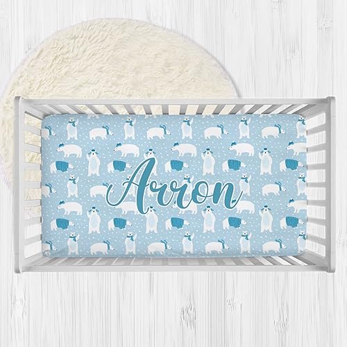 Miniatura 7 de Sábanas personalizadas para cuna de bebé con nombre, sábanas de colchón personalizadas para cuna para niños y niñas, sábanas bajeras para cuna,