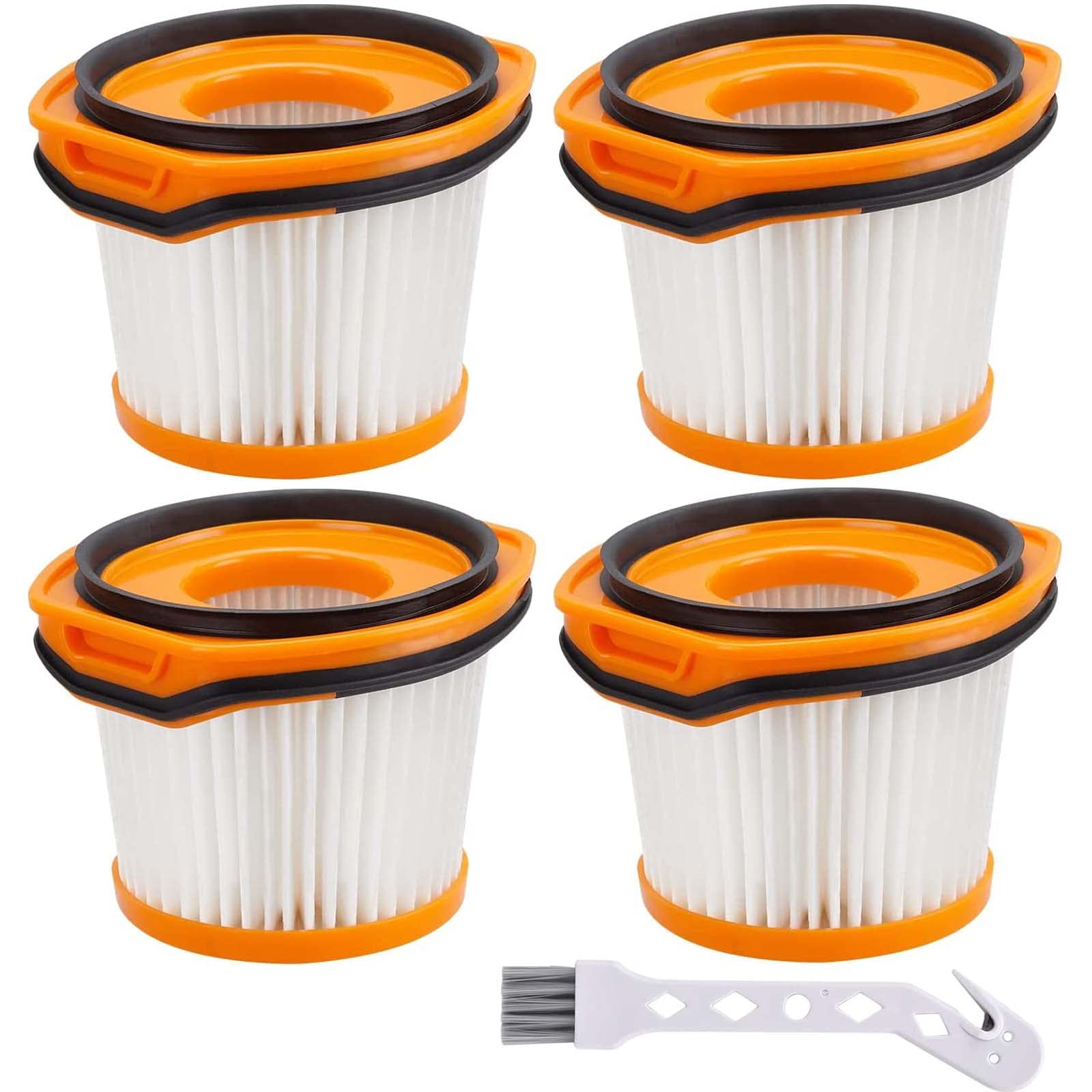 Vacuum Filter Replacement for Shark Wandvac System WS620 WS630 WS632 WS632BLBRN WS632GDBRN WS632GNBRN WS632PKBRN WS632RGBRN, Compared to Part # XFFWV360 ( 4 Pack)