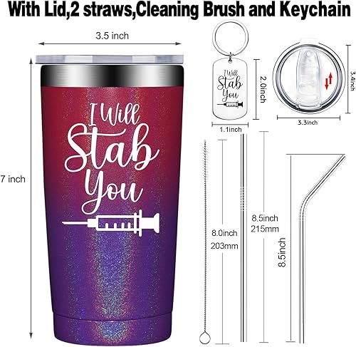 Miniatura 3 de Fufand - Regalos para enfermeras, regalos para la semana de enfermeras, regalo de agradecimiento de Navidad, cumpleaños para enfermeras, enfermeras,