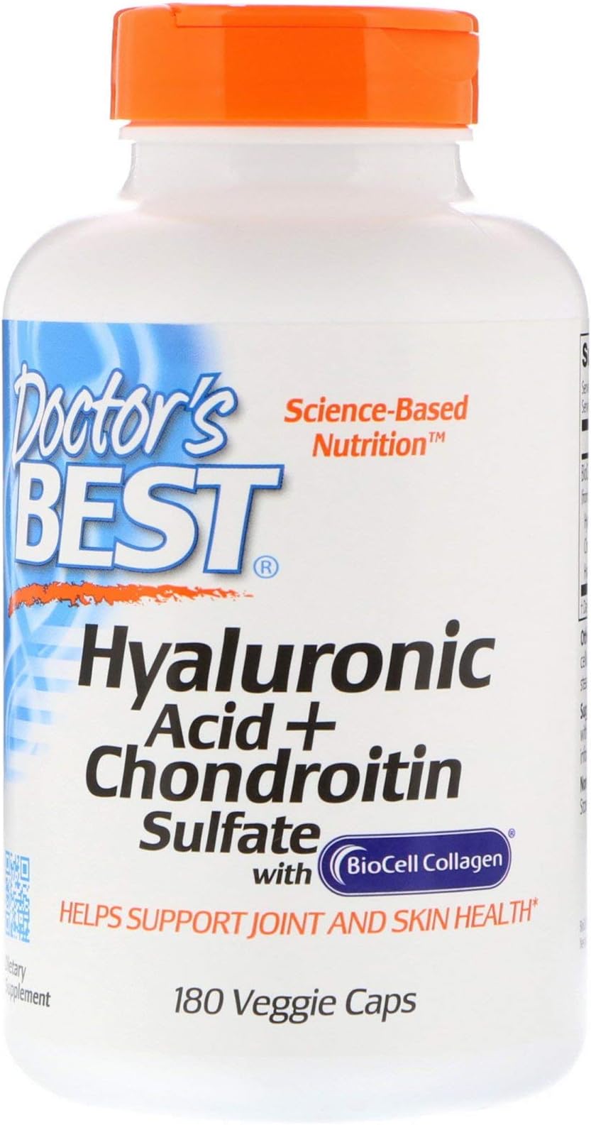 Dr Best Doctor's Hyaluronic Acid with Chondroitin Sulfate, 180 caps