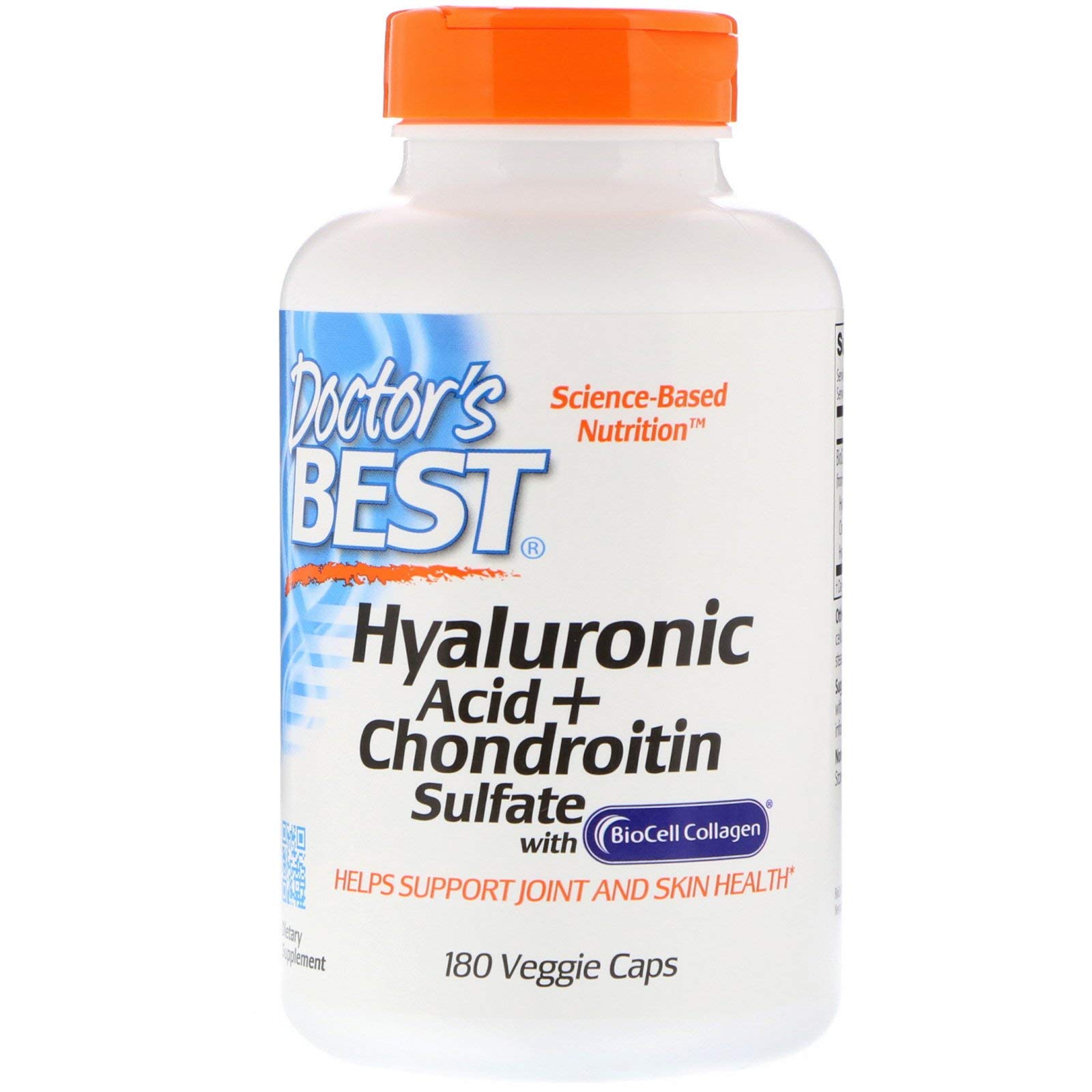 Dr Best Doctor's Hyaluronic Acid with Chondroitin Sulfate, 180 caps