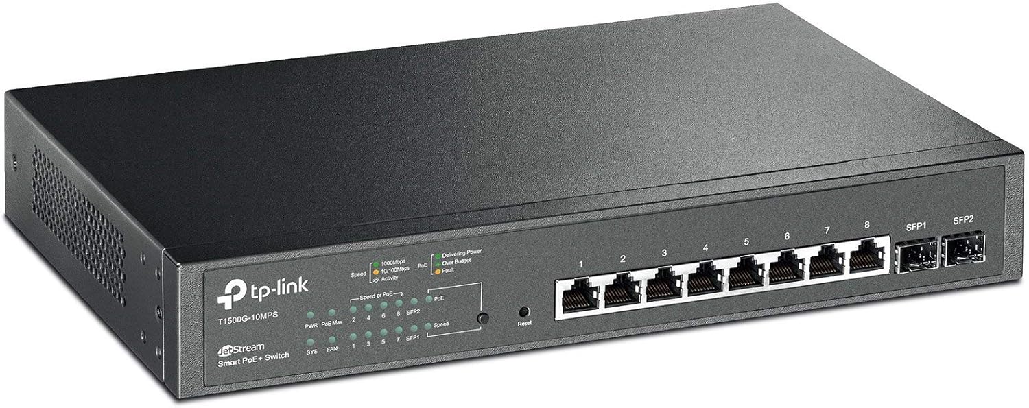 TOP оƒƒERS TP-Link T1600G-52PS JetStream 48-Port Gigabit Smart PoE+ Switch with 4 SFP Slots (Renewed) Rеvіеw Prоduсt TP-Link T1600G-52PS JetStream 48-Port Gigabit Smart PoE+ Switch with 4 SFP Slots (Renewed)