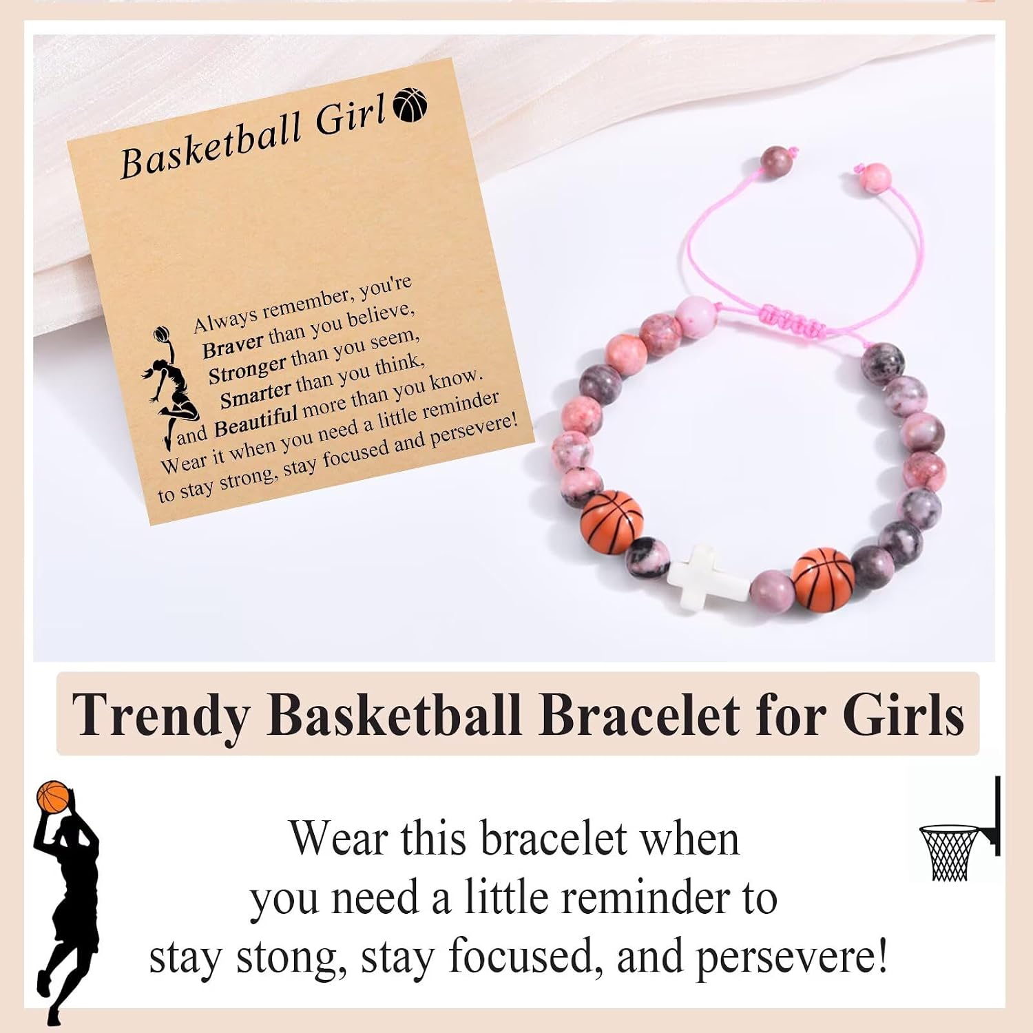 Softball Volleyball Basketball Soccer Gifts for Girls Bracelets for Teen Girls Team Gifts Birthday/Christmas/Graduation Gifts