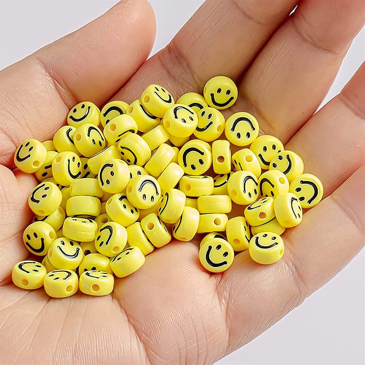 Buy Xysfa 100 Pcs Yellow Smiley Face Beads 7mm Smiley Beads Cute Acrylic Happy Face Beads For Jewelry Making Diy Bracelet Necklace Earrings Craft Making Supplies Online In Turkey B096w7c4dt