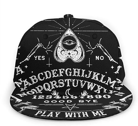 Vintage Magic Ouija Board Men Women Adult Snapbacks Dad Hat Trucker Hats Adjustable Printed Flat Bill Baseball Cap Black At Amazon Men S Clothing Store