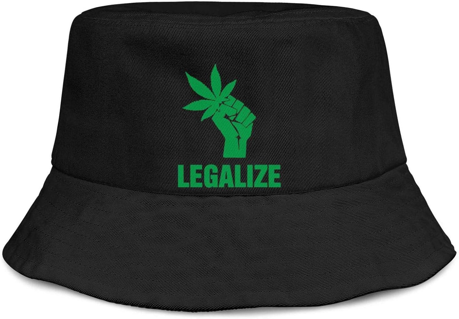 Marijuana Legalize Cannabis Leaf Plant Bucket Hat Summer Hats Fisherman