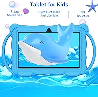 Vista 6 de Tableta para Niños de 7 Pulgadas Android 14.0 para Niños Pequeños, 4GB RAM 32GB ROM Bluetooth Pantalla IPS Google Play YouTube Control Parental