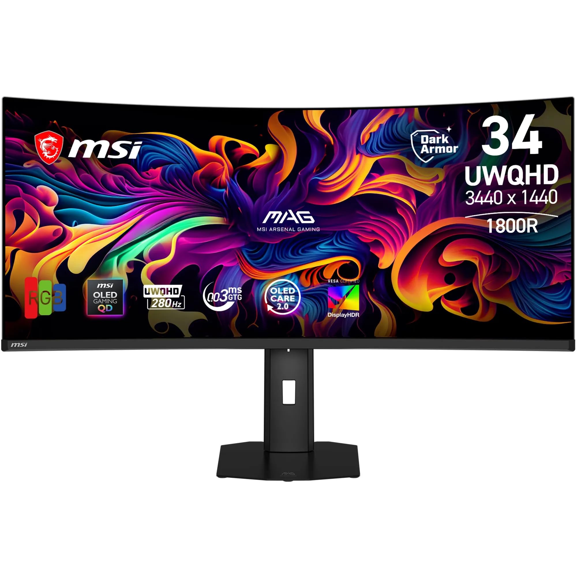 Amazon.co.jp: MSI QD-OLEDゲーミングモニター MAG 341CQP QD-OLED X28
