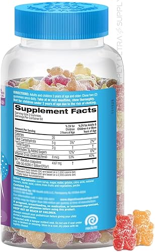 Miniatura 2 de Digest_Advantage - Gomitas probióticas (120 unidades, paquete económico), salud intestinal diaria y apoyo inmunológico con vitamina D, sin gluten,