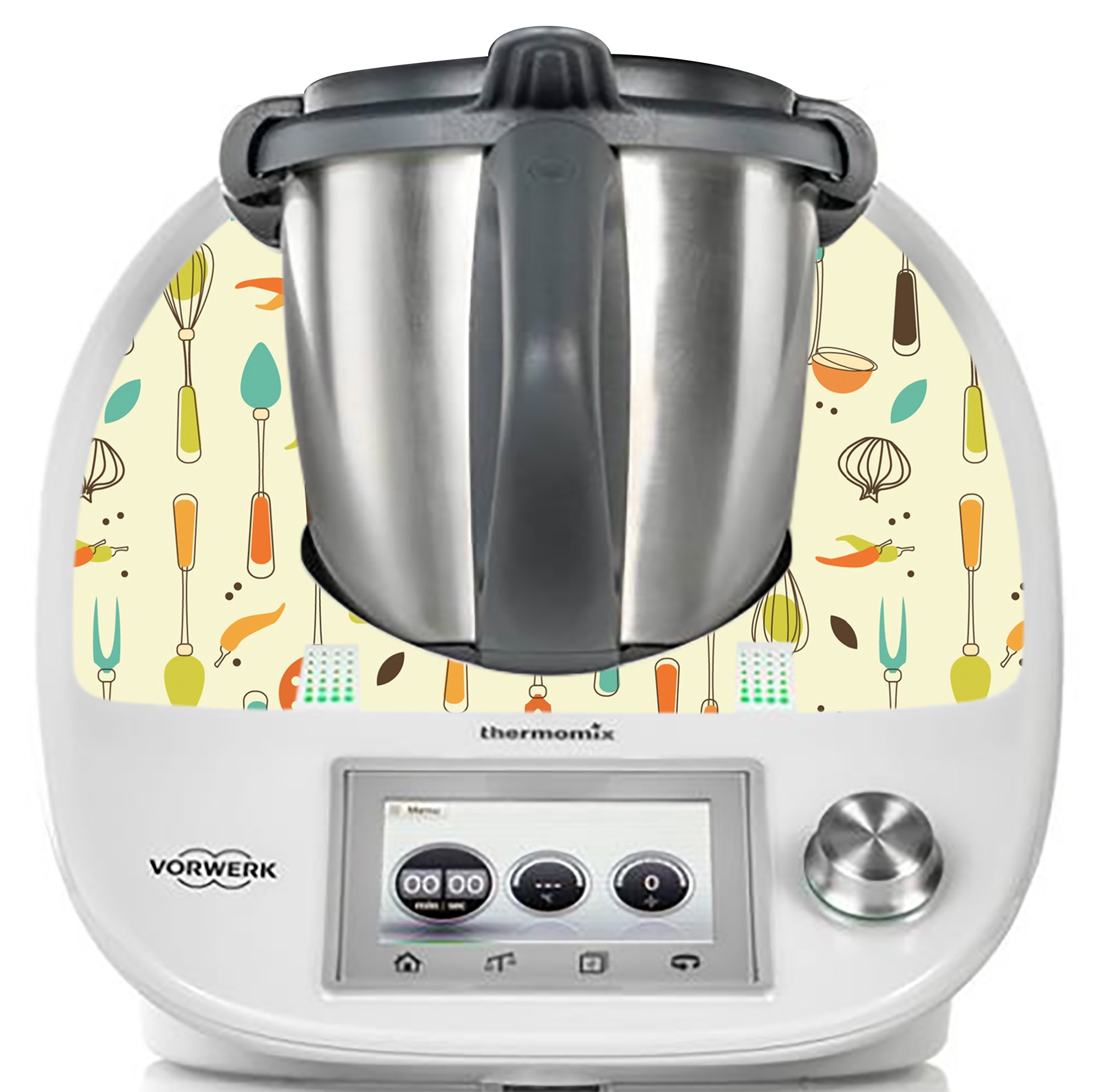 Thermodernizate.com Thermomix Vinyl sticker Tm5. Model Utensils