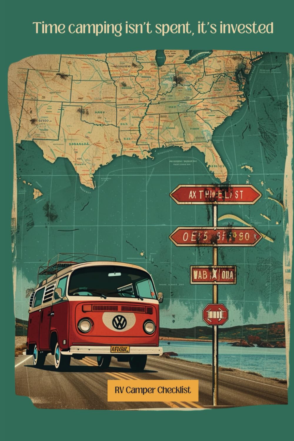 Complete RV Camper Checklist | Packing List, Shopping List, Reservations, Set up & Departure Guides, Repair / Reno Logs Renters: Perfect Gift for Campers | 6" x 9"