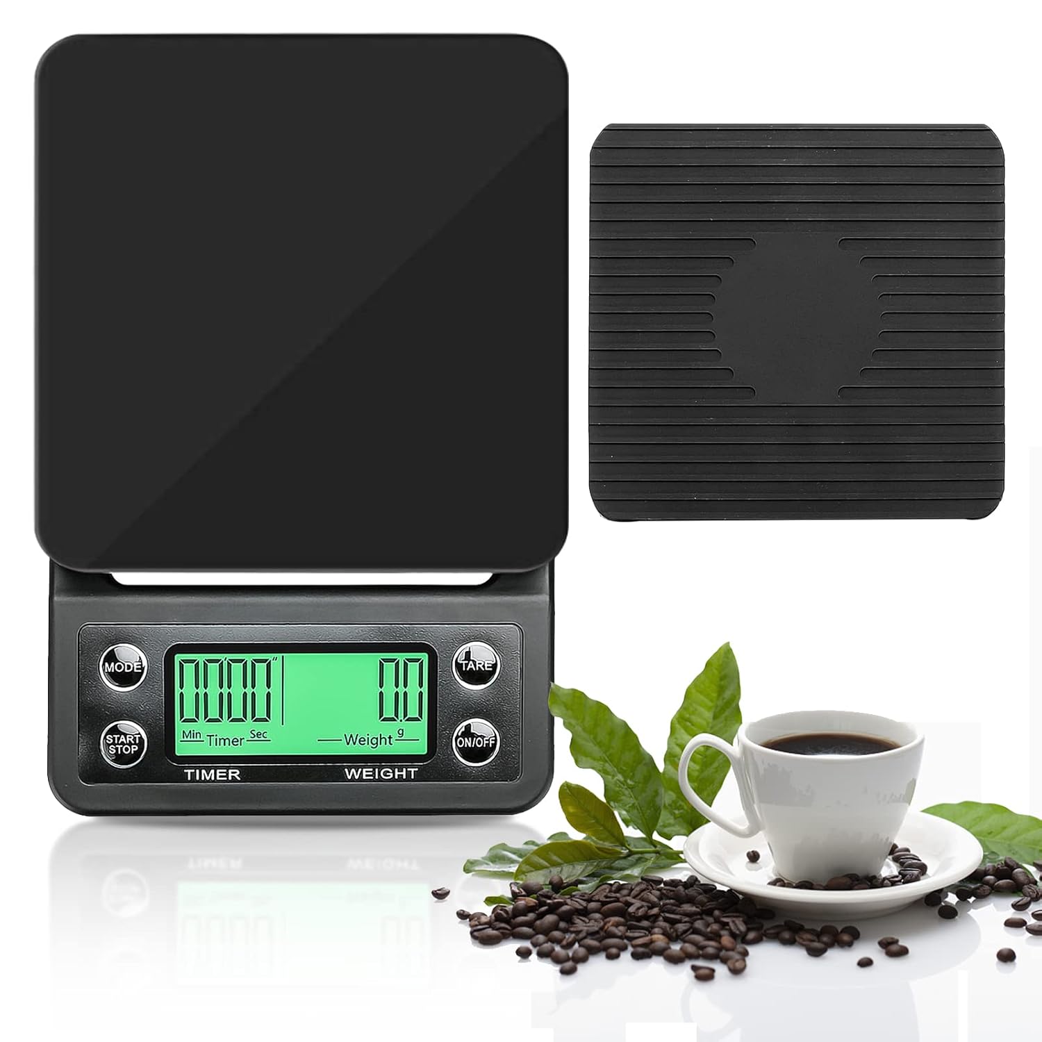 Coffee Weighing Scale Digital with Timer,0.1g High Precision Kitchen
