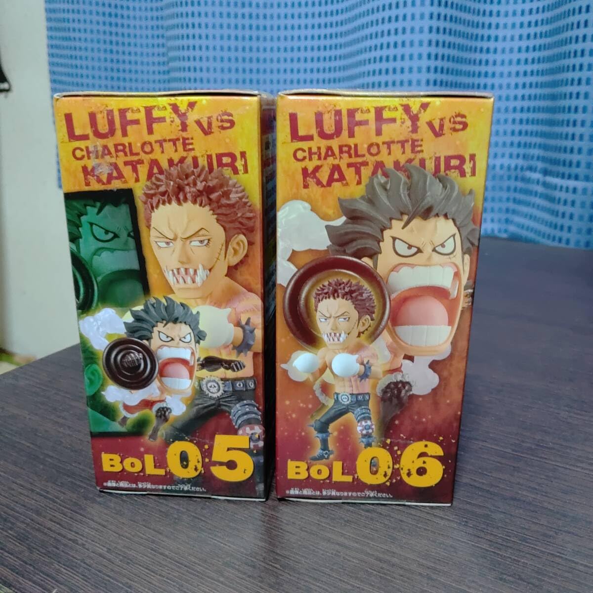 WCFワンピース　ルフィ&カタクリ 中古】(本体A/箱B)ジャンプ50周年 ワールドコレクタブル