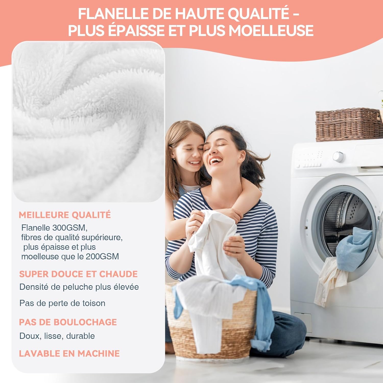 Bemaystar Custom Blanket - Personalized Gift, Custom Blanket, Custom Photo Blanket for Son, Mom, Dad, Birthday Gift, Mother's Day, Father's Day