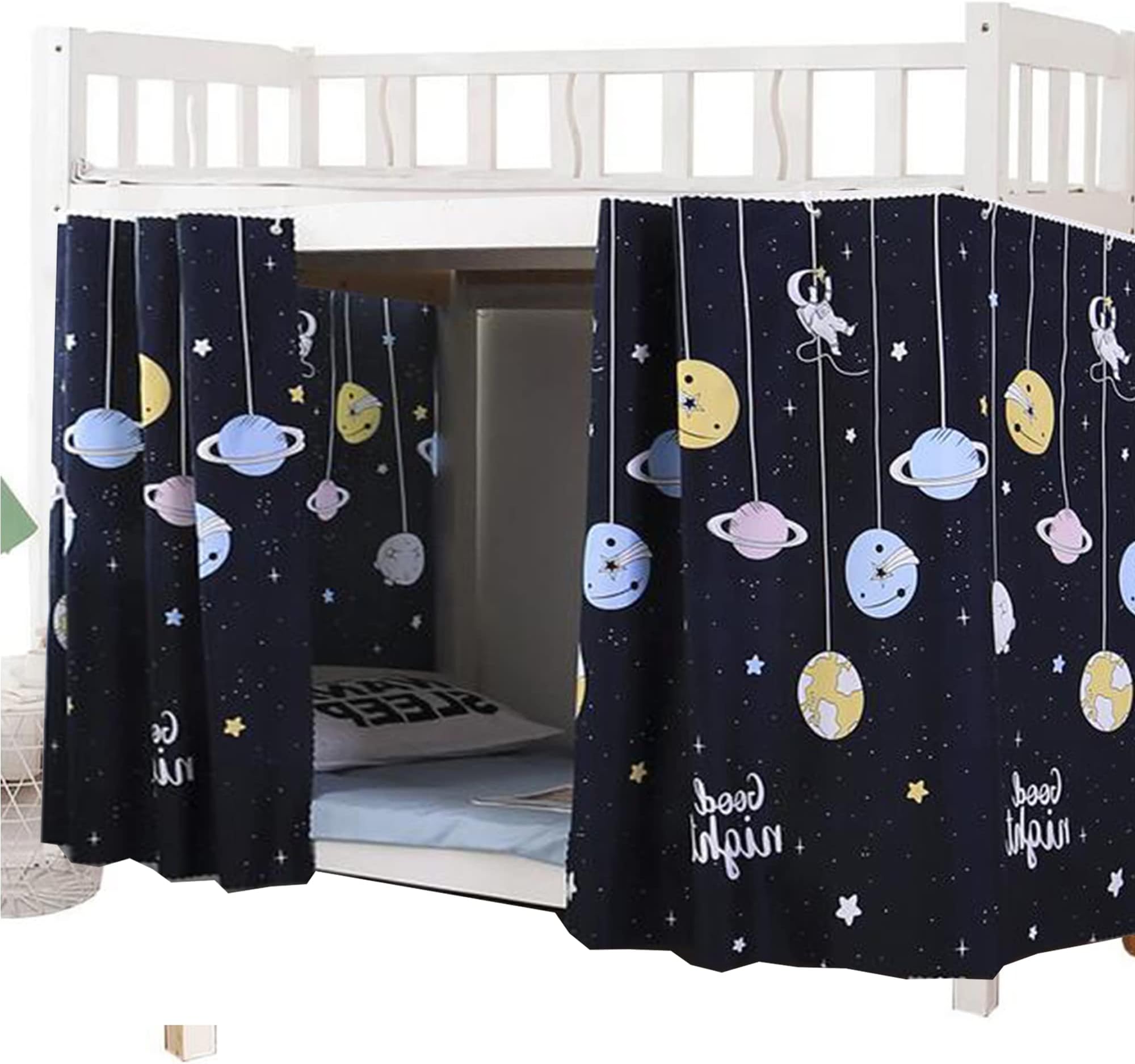 Navhao 1 Panel,Bottom Bunk Bed Blackout Curtains Cloth Bed