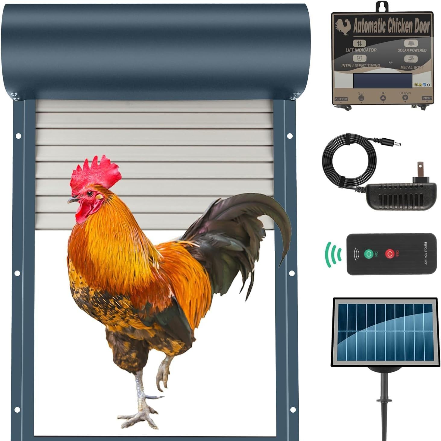 新品・未開封 RUN-CHICKEN T80 BT 自動鶏小屋ドア T80 - RUN-CHICKEN