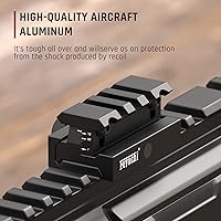 Vista 5 de Feyachi Picatinny Rail Riser Mount, 0.75"/0.83"/0.95"/1" High,3 Slots/5 Slots Riser Mount for Red Dot Sight