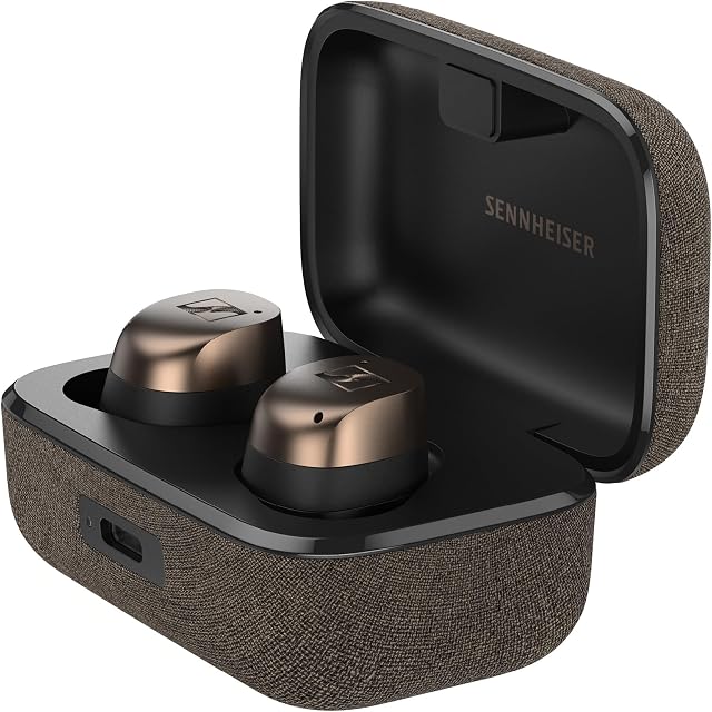 Sennheiser Momentum True Wireless 4 Smart Earbuds with ANC, Black Copper