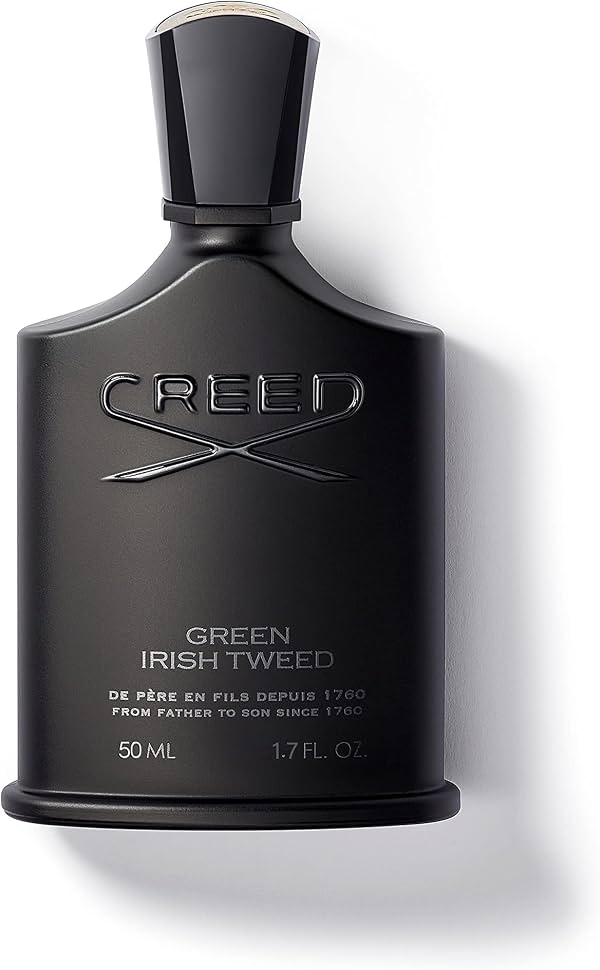 Creed Green Irish Tweed, Colonia de lujo para hombre, Fougère aromática, fragancia verde y de maderas musgosas