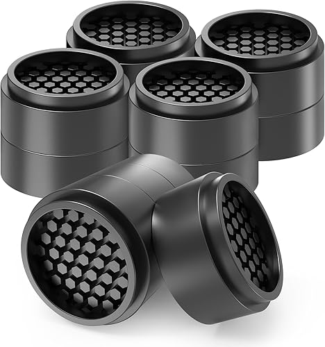 Miniatura 8 de Ezprotekt Elevadores de muebles redondos ajustables de 1 pulgada, elevadores apilables para muebles que crean una altura adicional de 1, 2 o 3