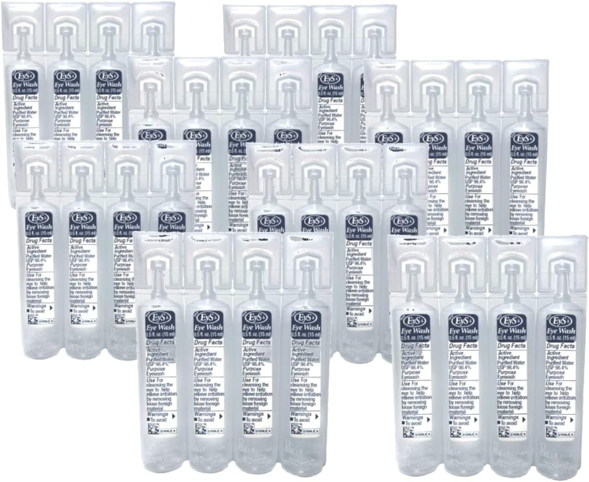 Eys Eye Wash 15ml Vials, 32 Vials Per Pack