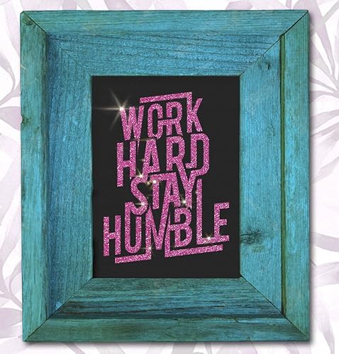 Miniatura 4 de VViViD Rollo de vinilo adhesivo permanente DECO65 rosa con purpurina para manualidades (100 pies x 1 pie)