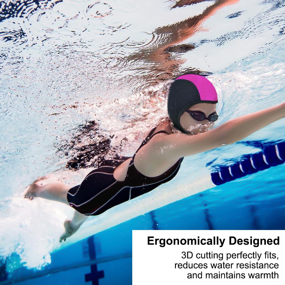 Cappuccio da Sub in Neoprene Regolabile per Sport Acquatici