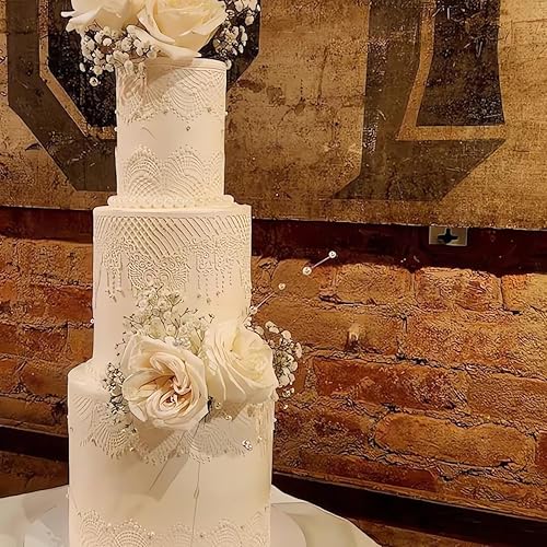 Miniatura 2 de borla de azúcar joya perla colgante pastel comestible silicona fondant vieira impresión encaje estera decoración pastel molde goma pasta cupcake