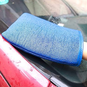 WorldCare New Blue Clean Nanoscale Grinding Mud Washing Scratch Mitt Wash Decontamination Cloth for Car Polishing230540 | Pack of 1