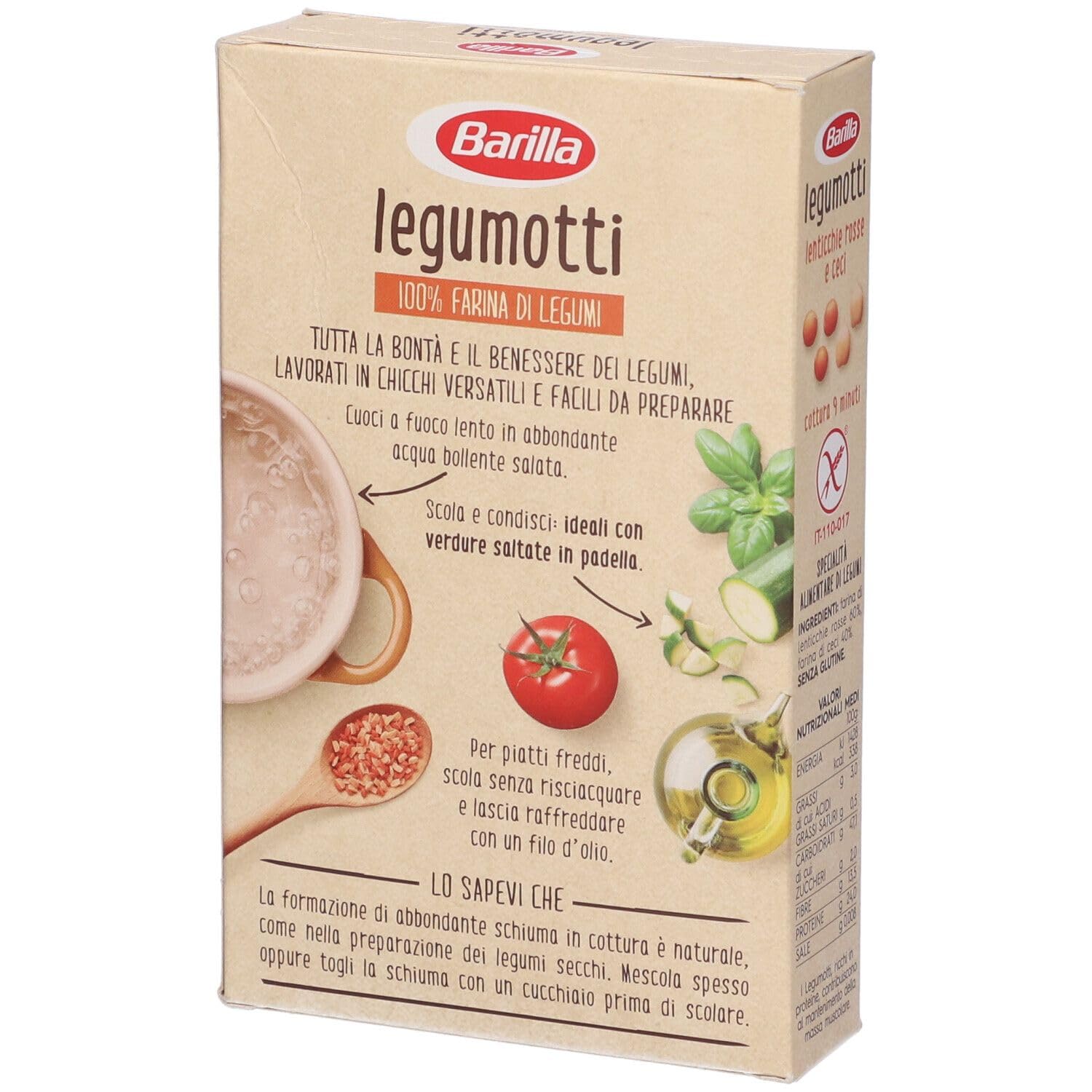 Italian Gourmet Legumotti legumi 12 x 300g, Linsen & Kichererbsen | Fonte proteica vegetale, senza glutine; schnelle Basis für Bowls, Salate, Gesamtnettogewicht 3,6 kg + Kostenlos Polpa 400g