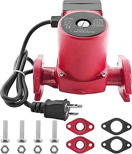 UPS26-99FC 52722512 Bomba de circulación de agua de 3 velocidadesbomba de caldera Compatible con calefacción radiante, calefacción hidrónica,