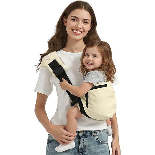 Miniatura 8 de Transportador de transporte para niños pequeños de 7 a 40 libras, ajustable para portabebés, talla única, asiento de cadera, portabebés recién