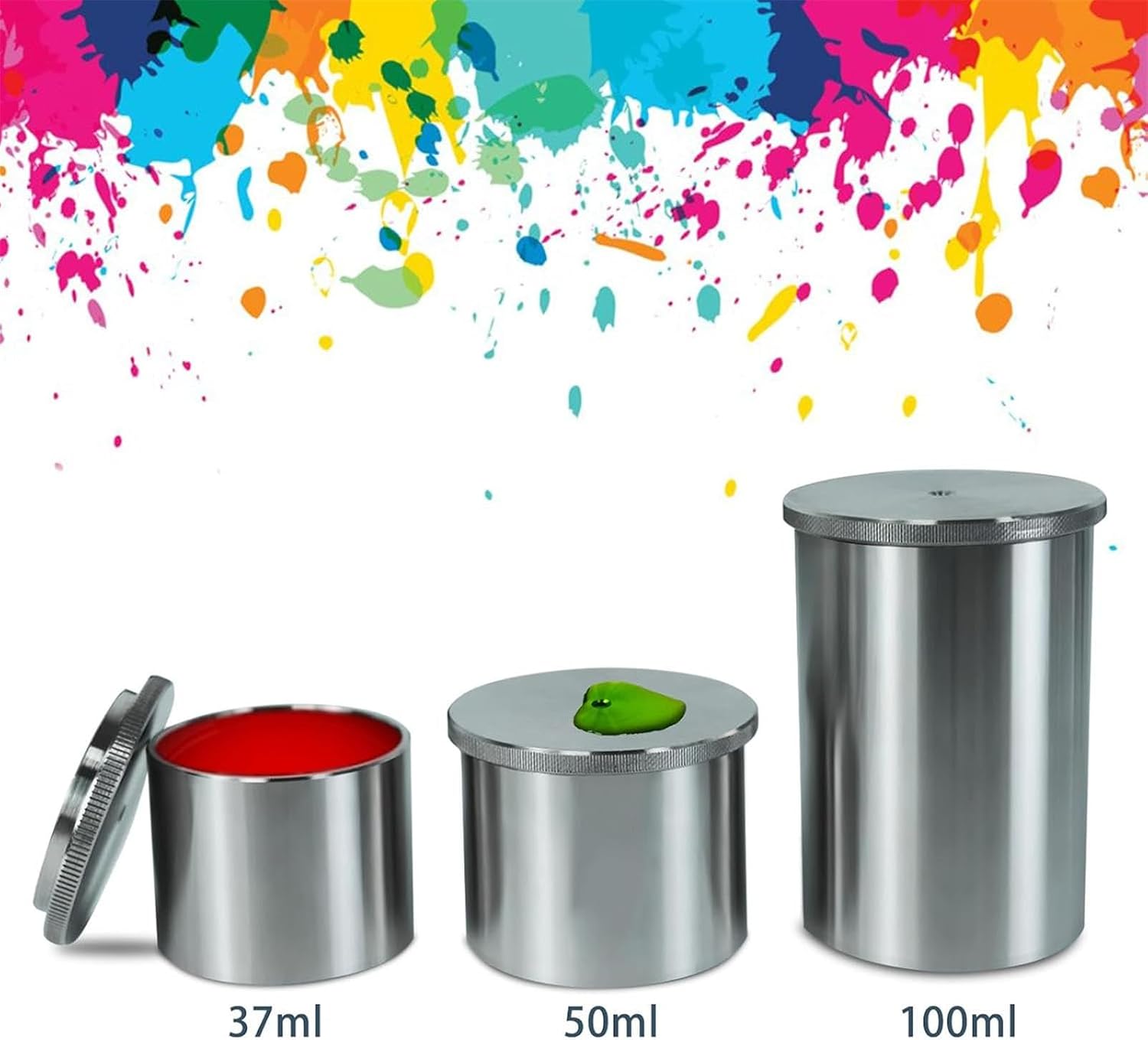 High-Precision Liquid Density Hydrometer for Accurate Testing of Paints, Auxiliary Materials and Oils, 100ml Capacity