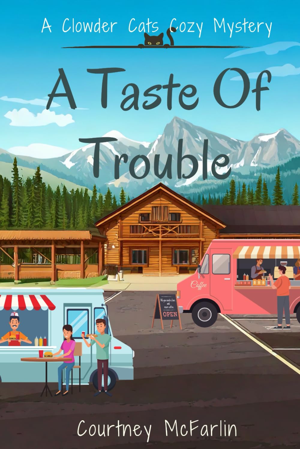 A Taste of Trouble: A Clowder Cats Cozy Mystery Book #5