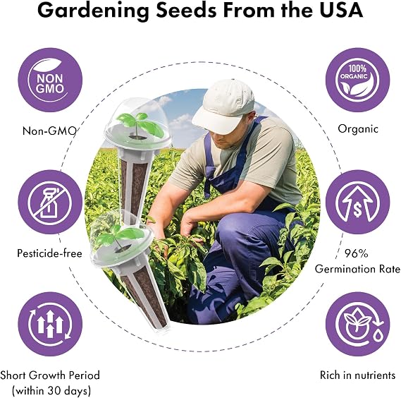Salad Green Seed Pod Kits and Romaine Lettuce Seed Pod Kits