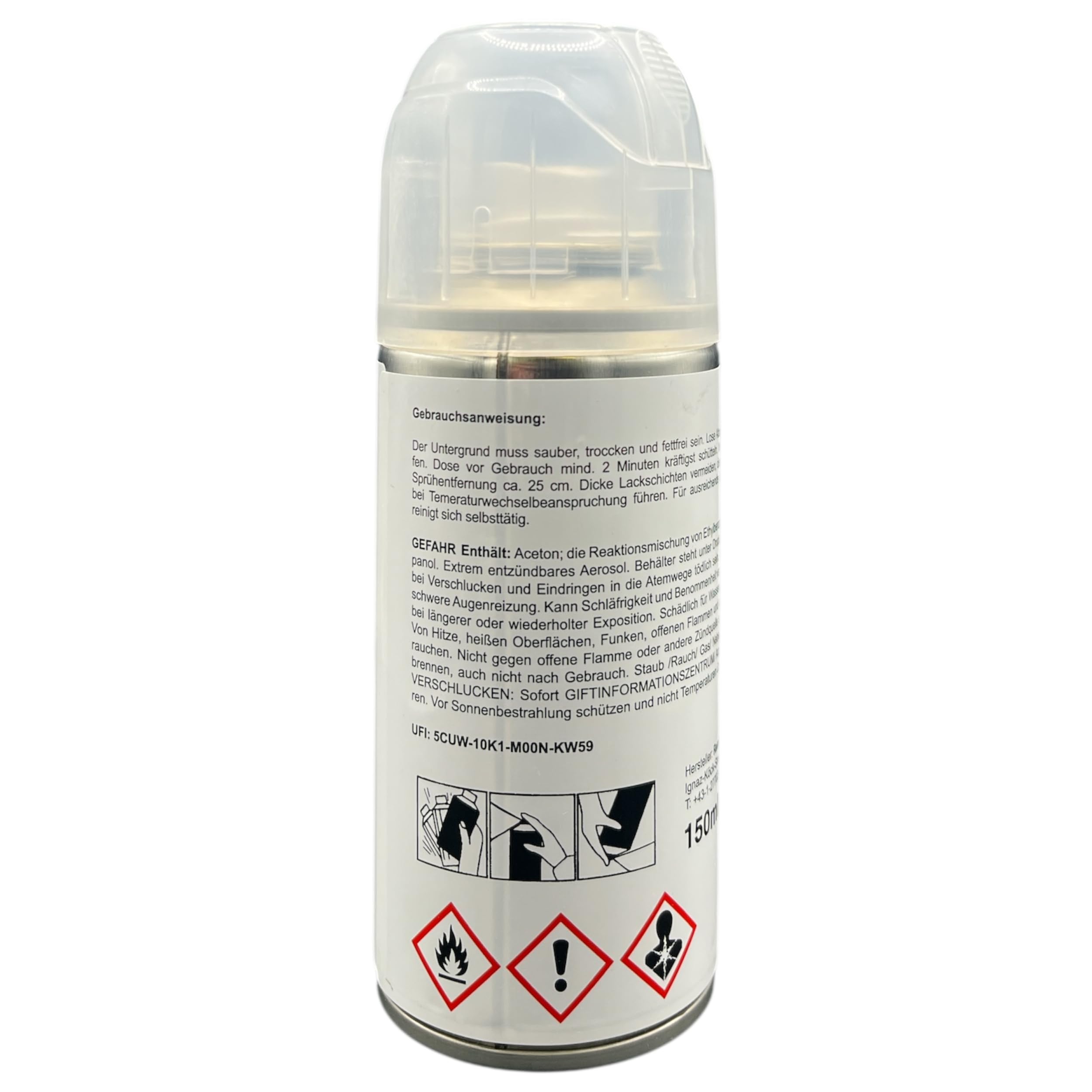 HARK Farbspray Ofenlack anthrazit 150 ml