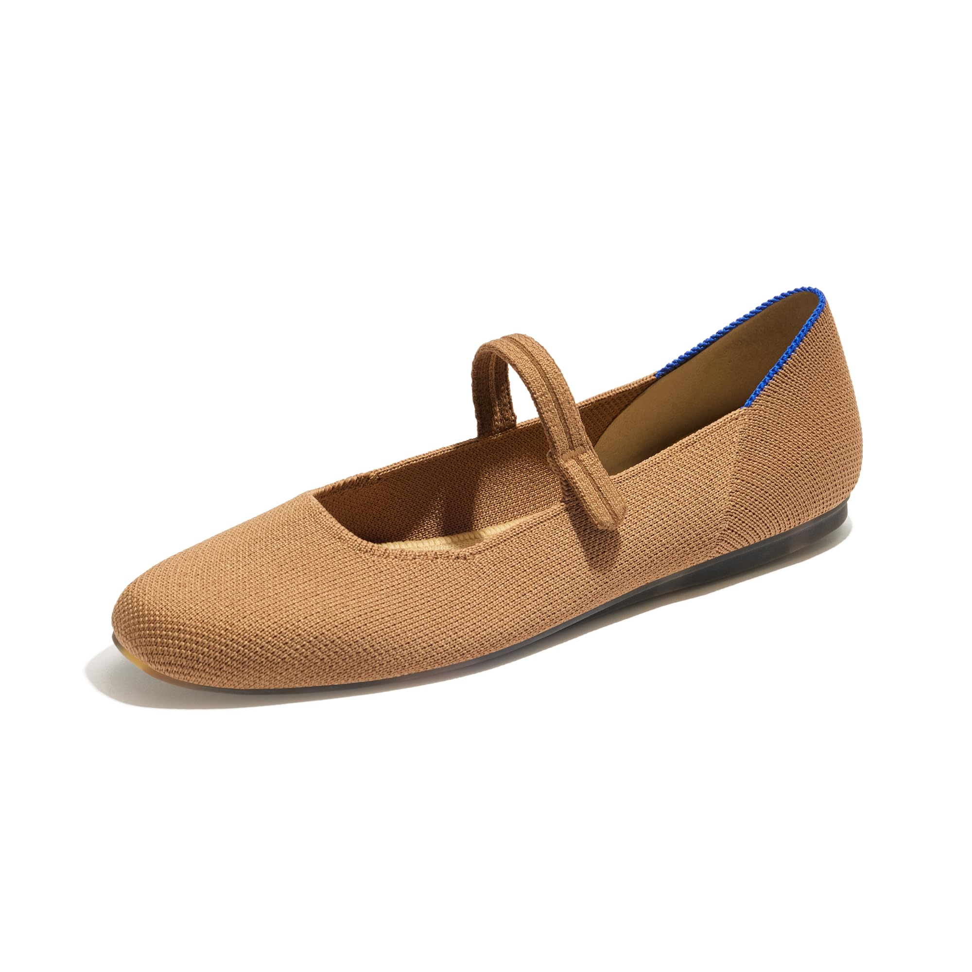 Rothy's The Square Mary Jane Women's Slip-On Shoes, Square-Toe Flats, Sustainable & Washable