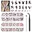 qiipii 3080Pcs Pink Nail Rhinestones 120 Multi Shapes Flatback Rhinestones Big Gems +2960 Light Pink Round Beads K9 Glass Stones Diamonds jewels Crystals for Nails Faces Eyes Makeup Clothes Crafts DIY