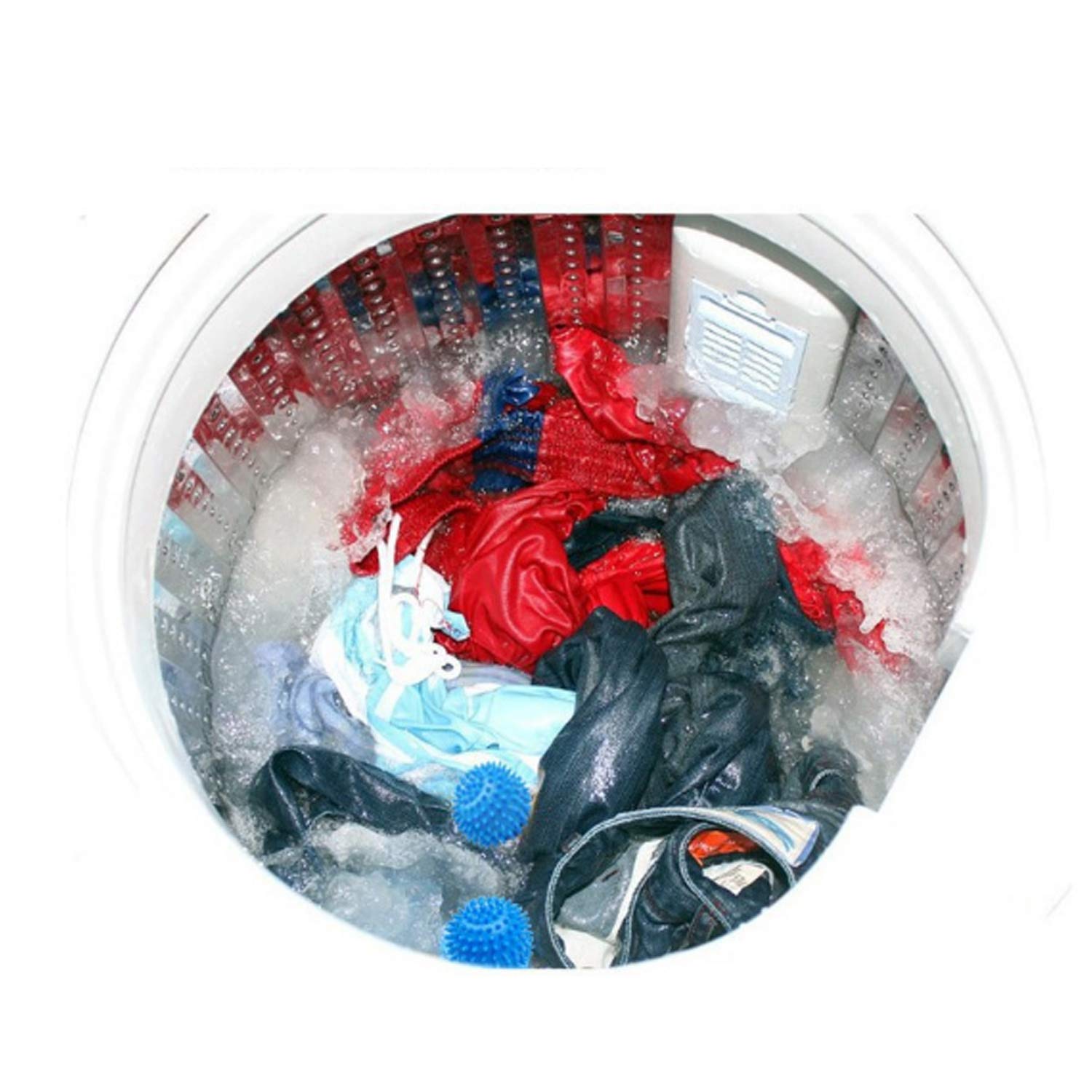 FGen 4pcs Lavoro Casa Pulizia Artefatto Lavatrice Decontaminazione Verde Lavanderia Palla