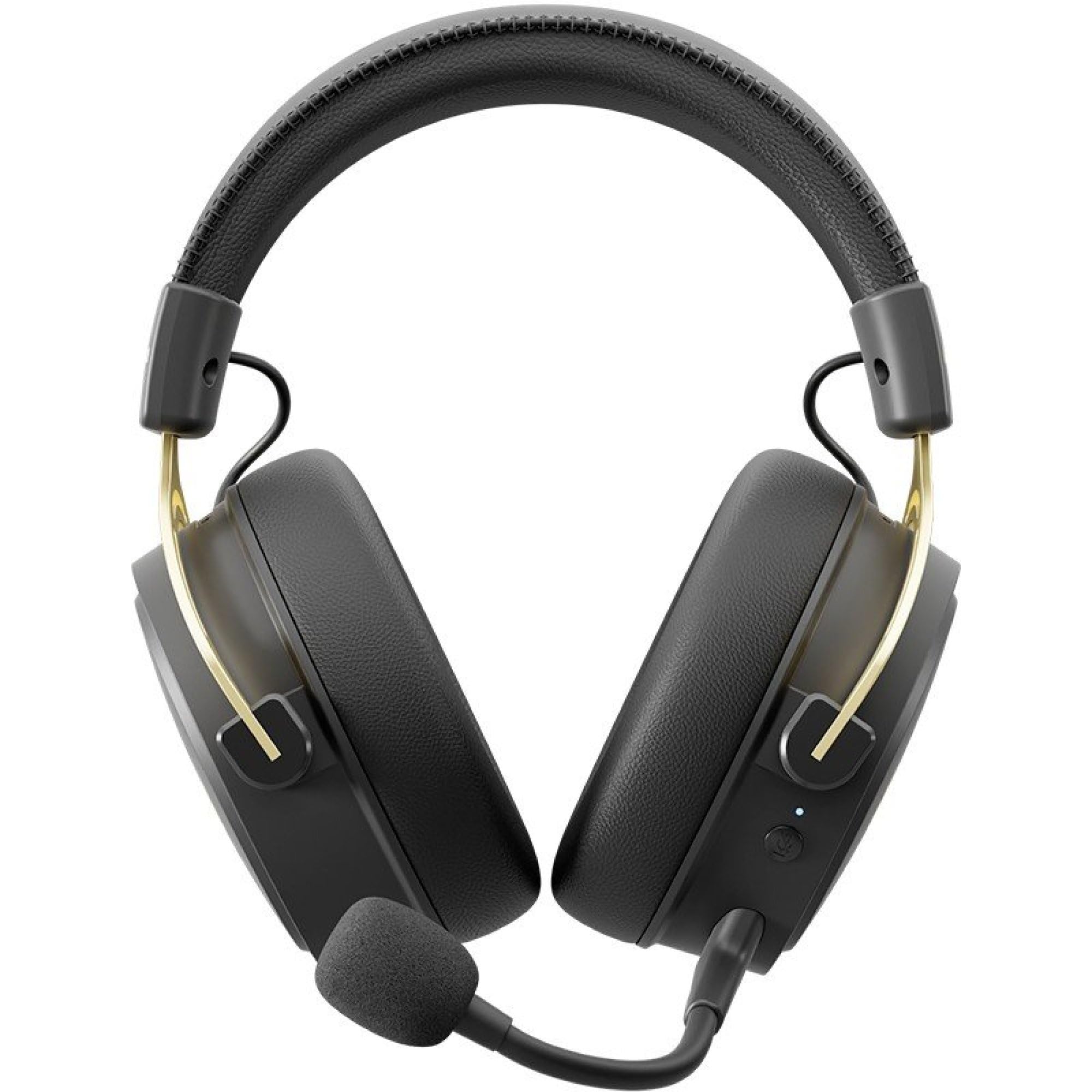 Forgeon Auriculares Gaming Inalámbricos General para PC, PS5, PS4, Xbox y Switch, Sonido Envolvente, Micrófono Extraíble, Batería de Larga Duración, Diseño Ergonómico, Negro