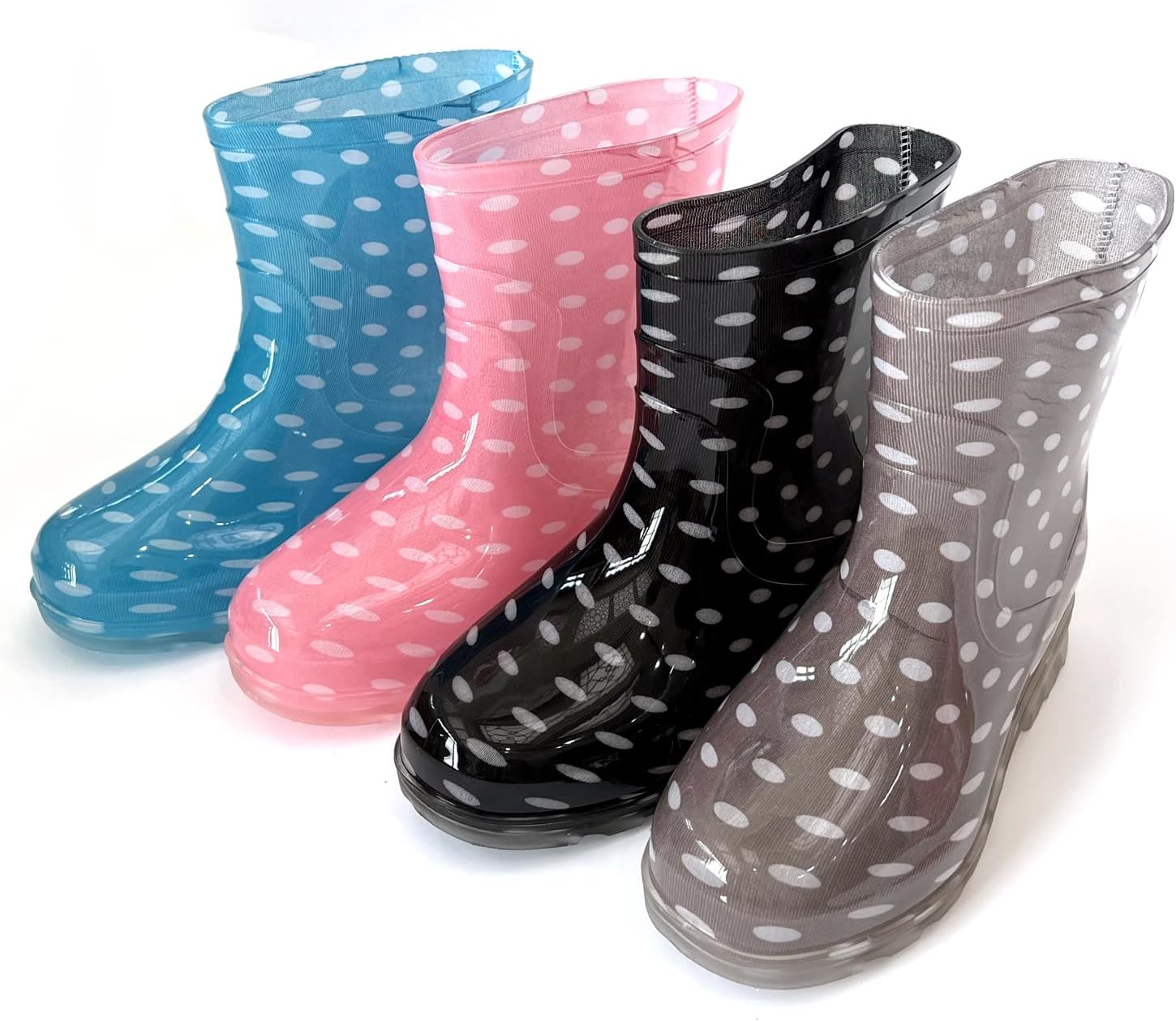 Plus Size Waterproof Rain Boots for Women - Wide Calf Design (Sizes 9-14) | Anti-Slip Sole | All-Weather Comfort