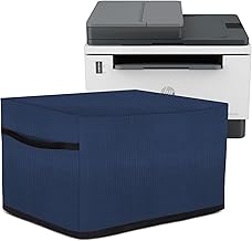 Cranique Fabric Dust Proof Printer Cover for HP Laserjet Tank MFP 1188fnw / 2606sdw (Blue)