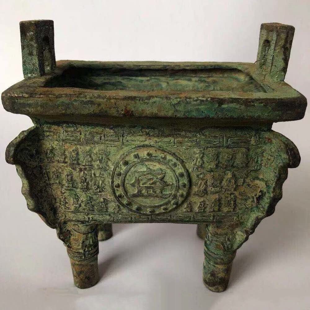 Brûle-encens en bronze XIALON style Qing Qianlong pour encens et déco