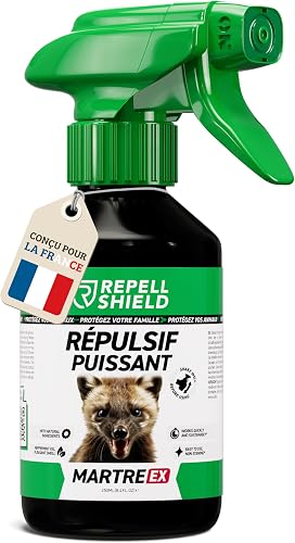 ® Répulsif Anti Fouine et Anti Martre Voiture -250ml RepellShield