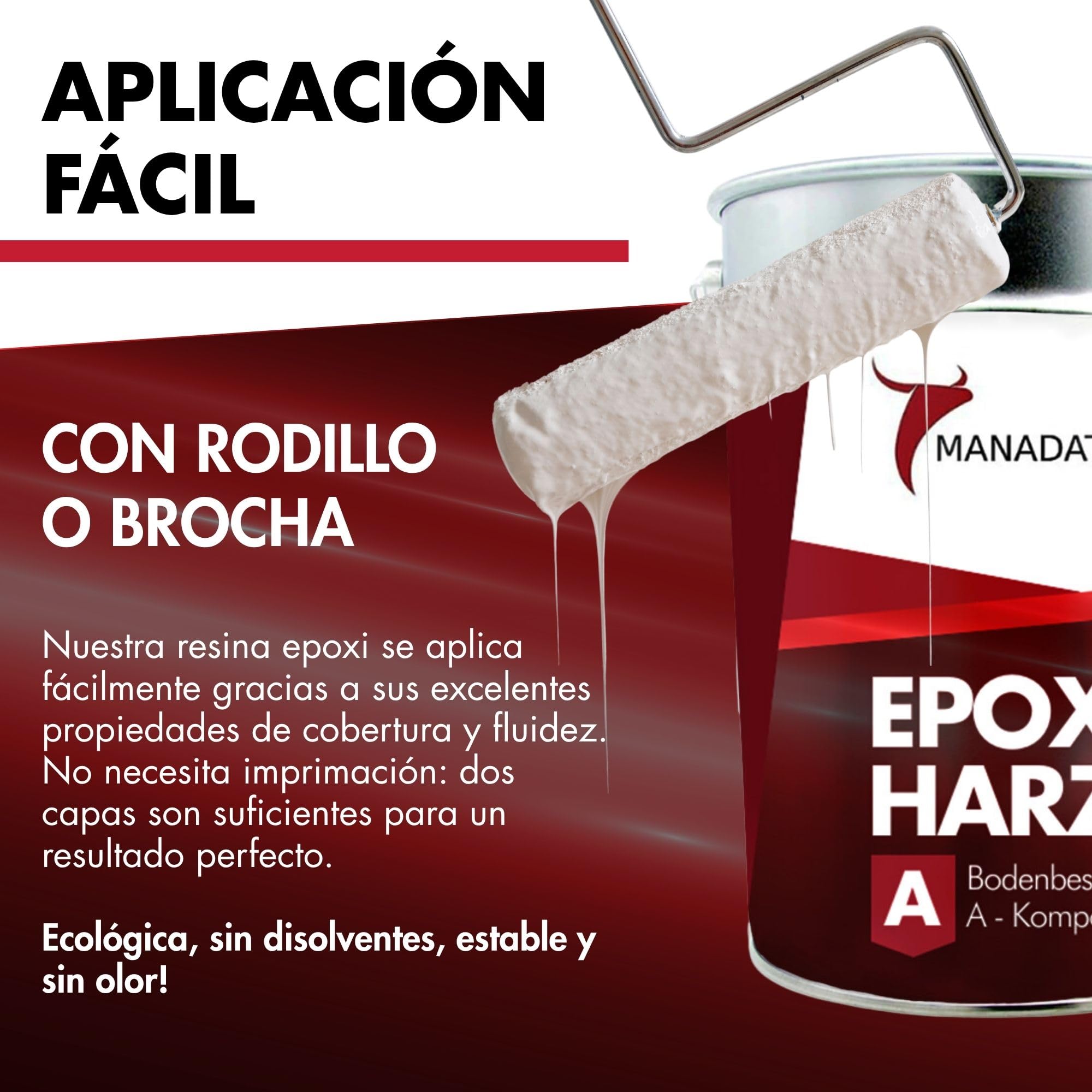 Revestimiento de suelo de resina epoxi 2 componentes 2.5kg RAL 7032 Gris guijarro sin disolventes, respetuoso con el medio ambiente y sin olores, revestimiento para suelos de garaje y sótano