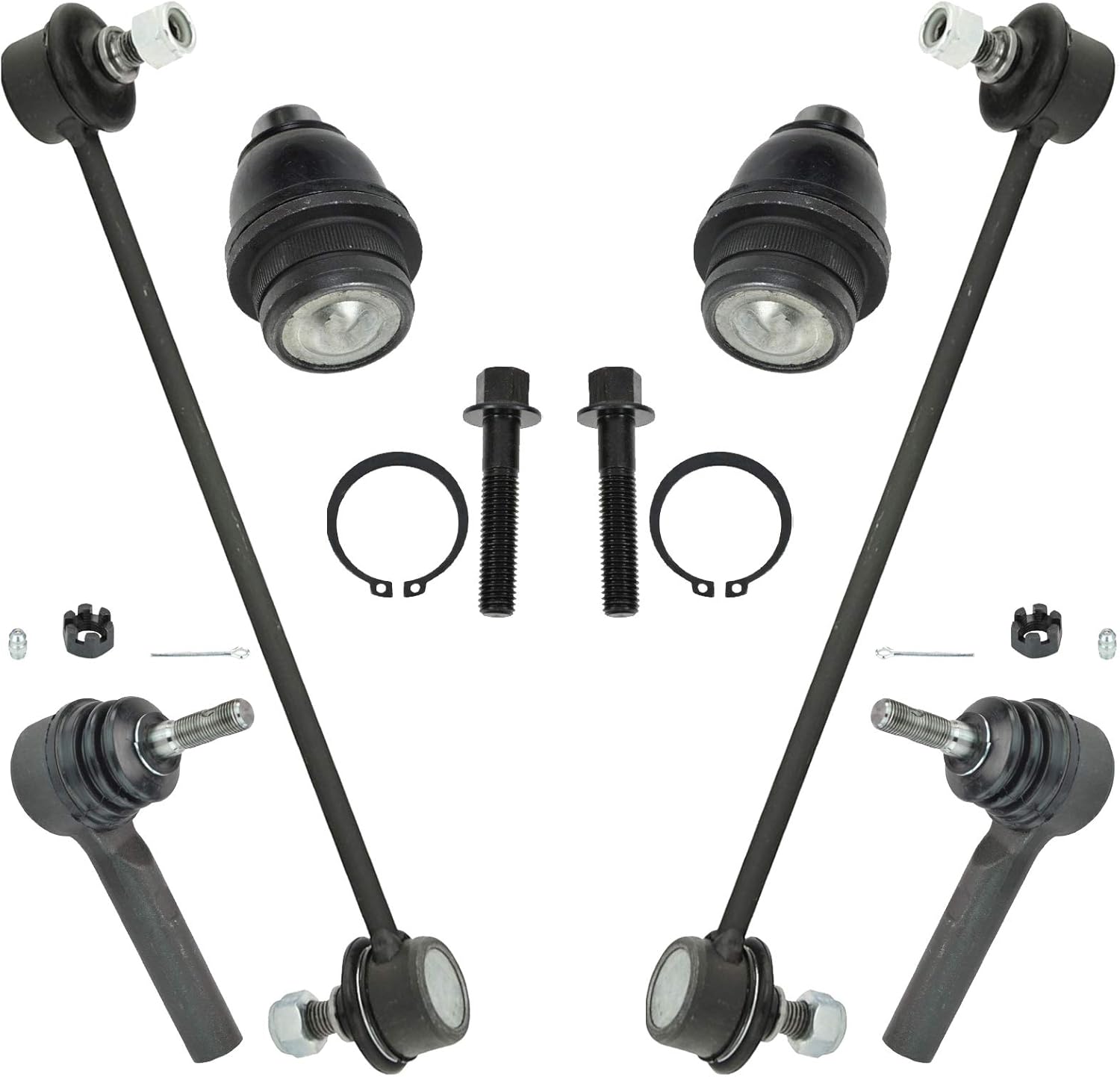 Front steering & suspension kit for 2007-2017 vehicles